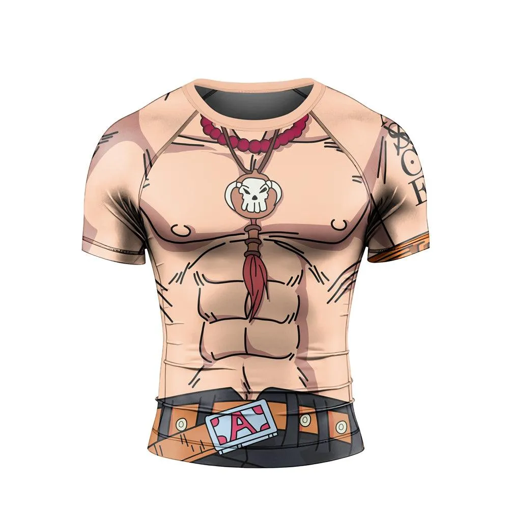 Ace One Piece Short Sleeve Rash Guard