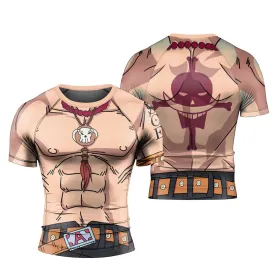 Ace One Piece Short Sleeve Rash Guard