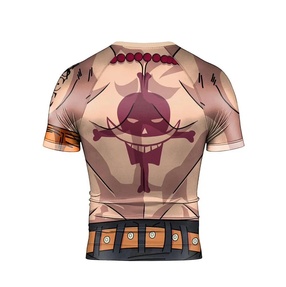 Ace One Piece Short Sleeve Rash Guard