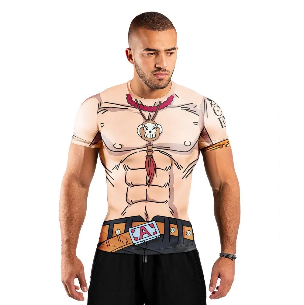 Ace One Piece Short Sleeve Rash Guard