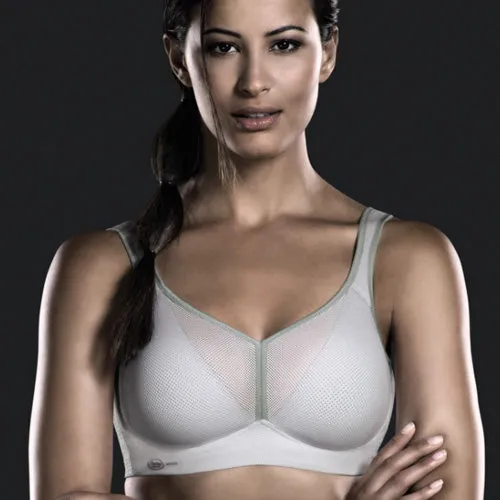Anita Delta Pad Non-Underwire Sports Bra (White)