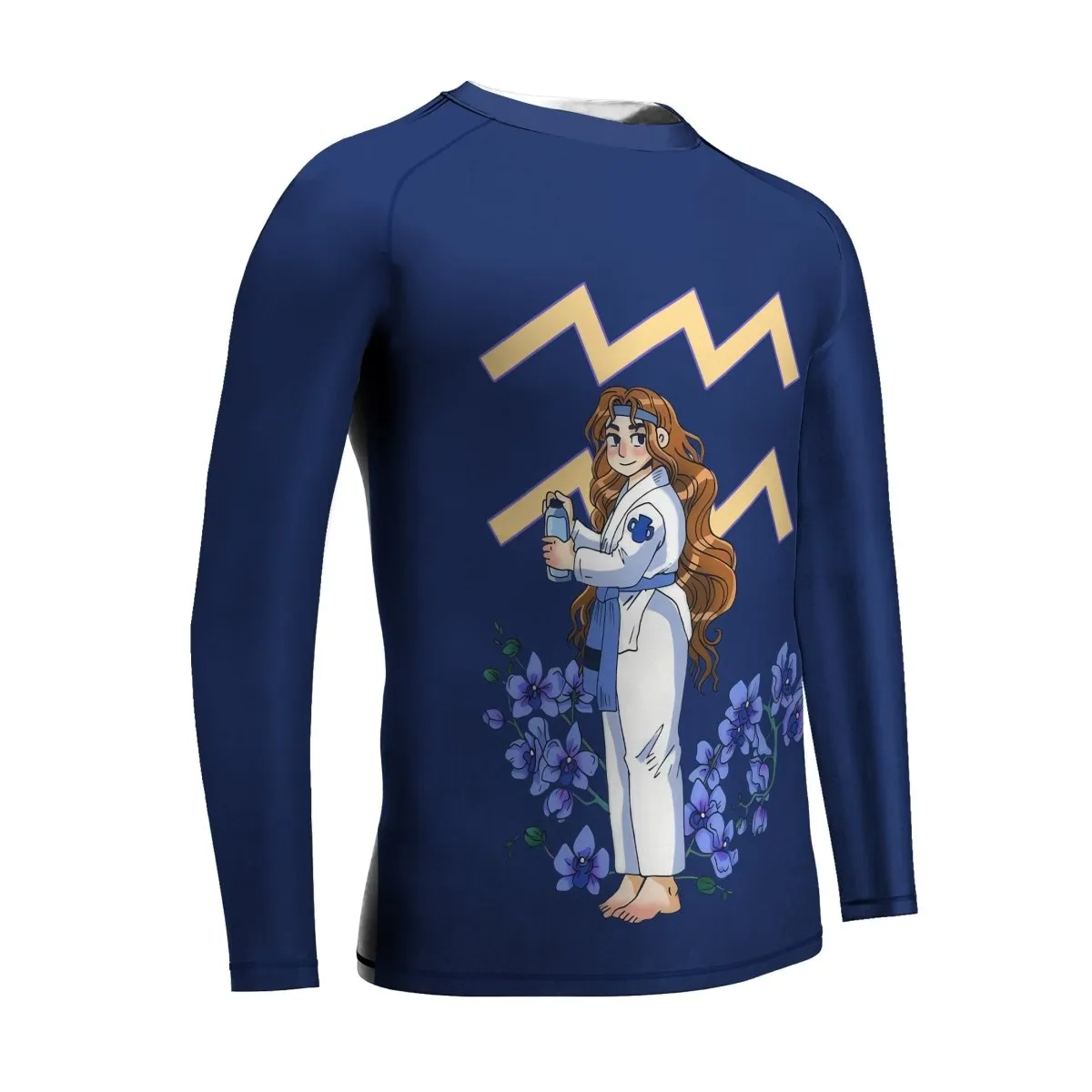 Aquarius Mom Kids Rash Guard