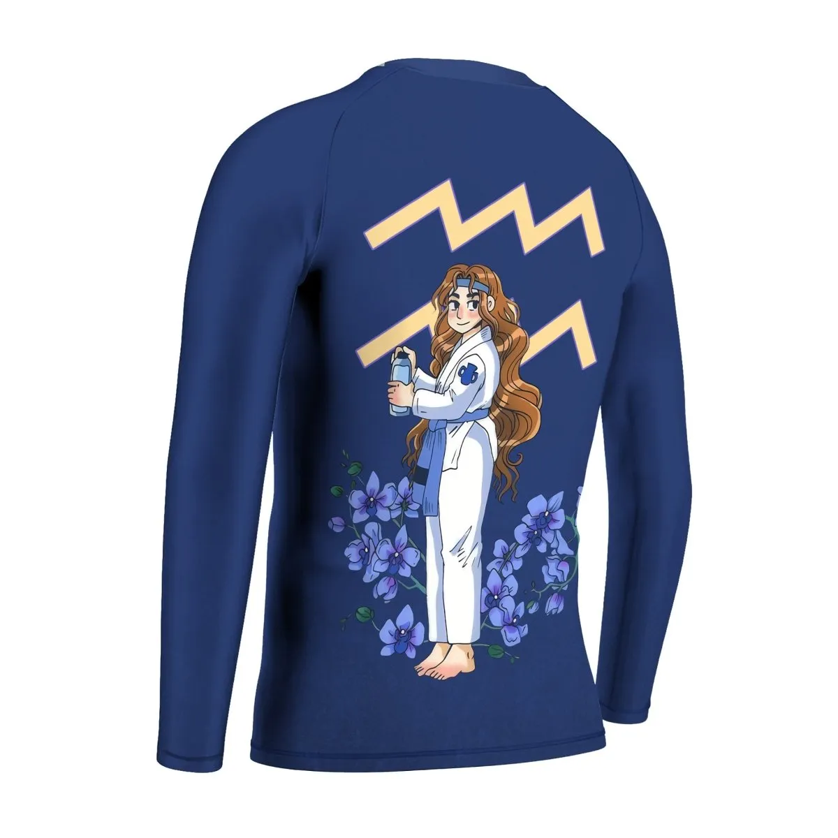 Aquarius Mom Kids Rash Guard