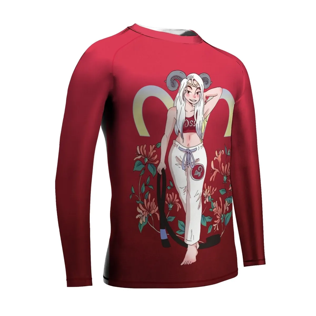 Aries Mom Kids Rash Guard