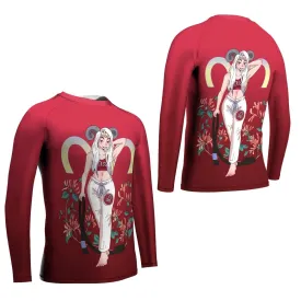 Aries Mom Kids Rash Guard