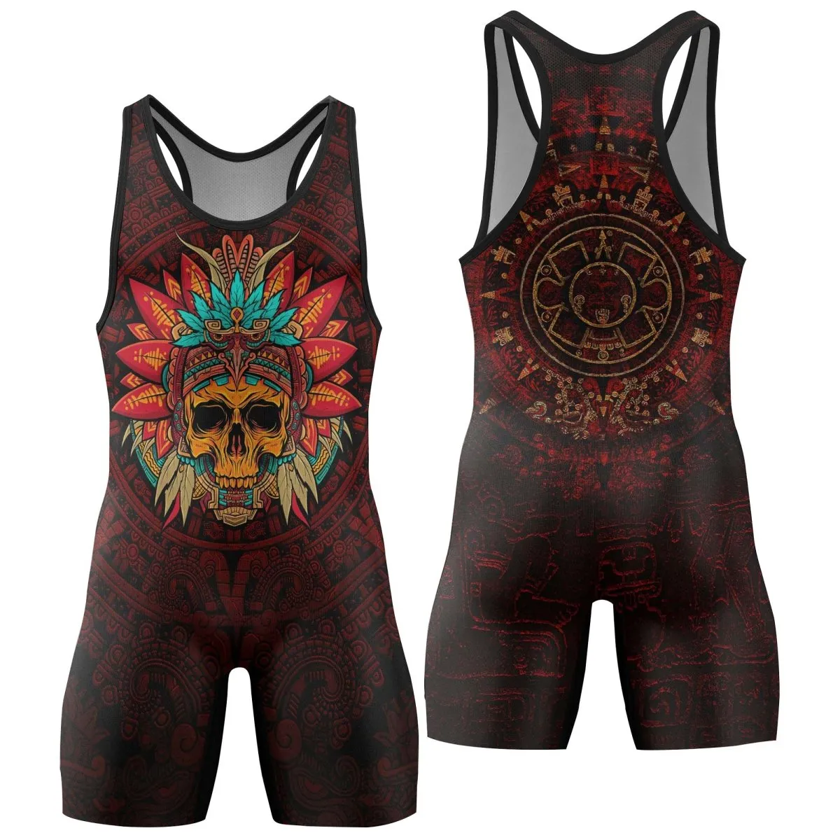 Aztec Eagle Warrior Wrestling Singlets
