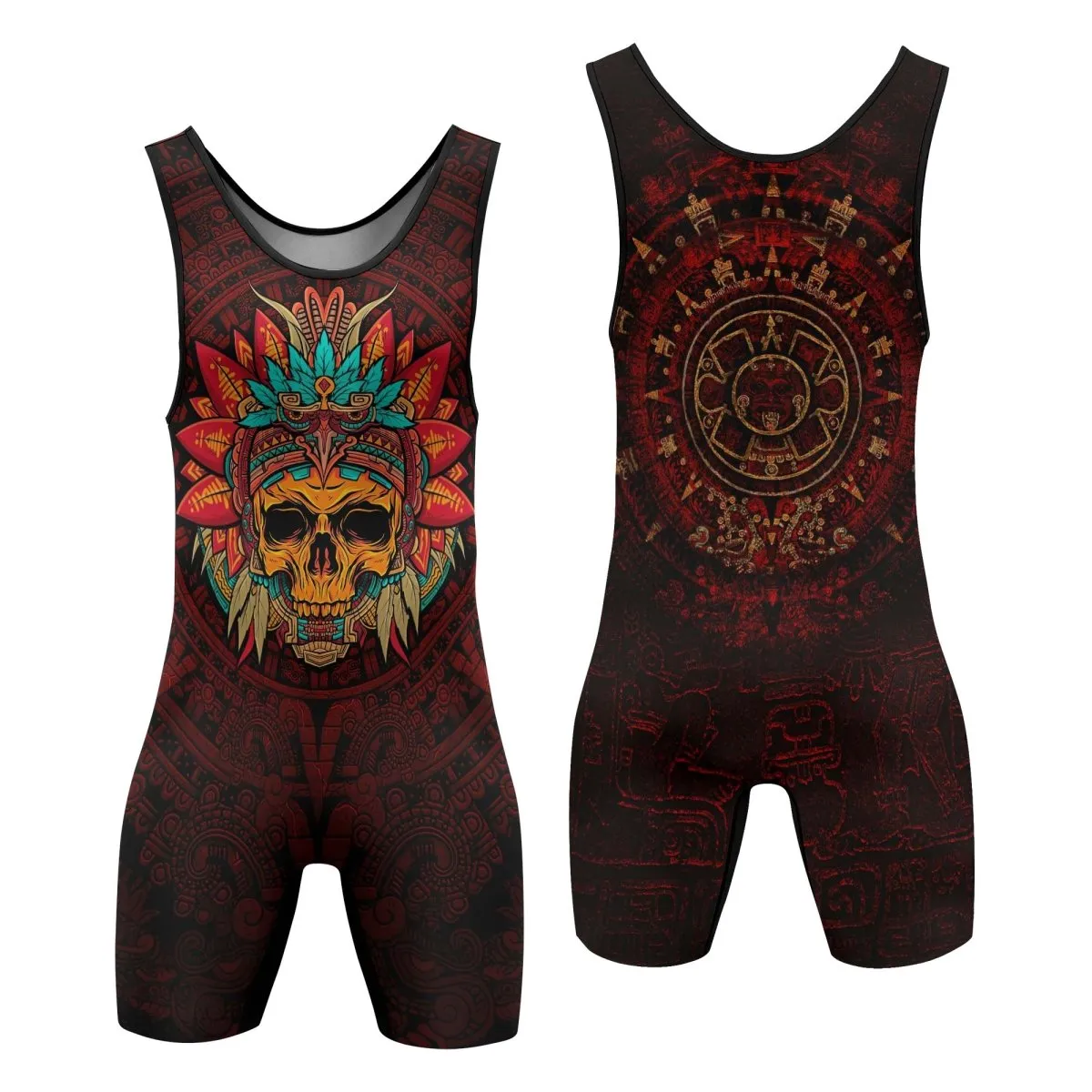 Aztec Eagle Warrior Wrestling Singlets