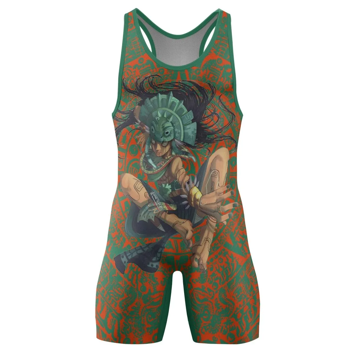 Aztec Iguana Warrior Wrestling Singlets