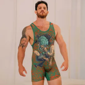 Aztec Iguana Warrior Wrestling Singlets