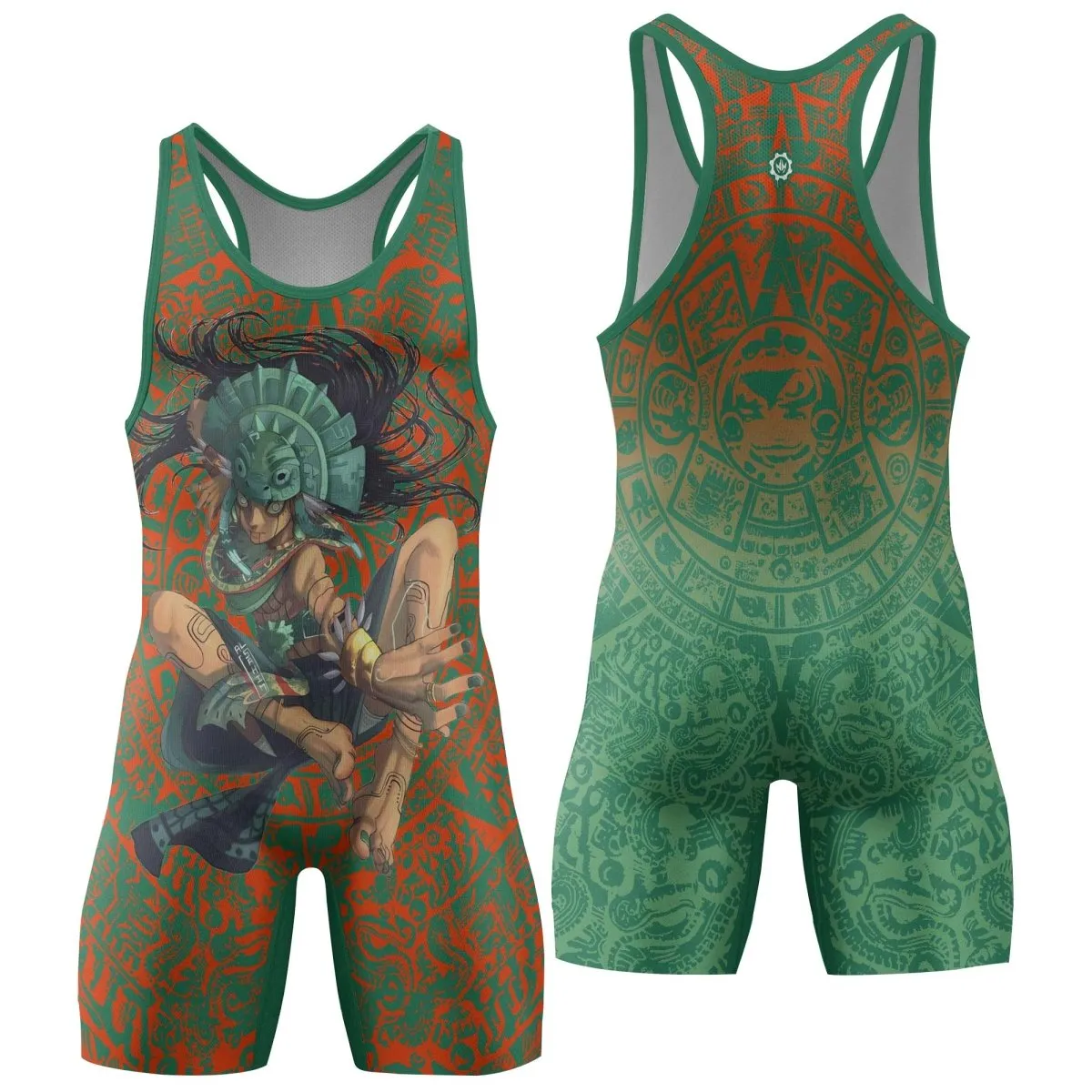 Aztec Iguana Warrior Wrestling Singlets
