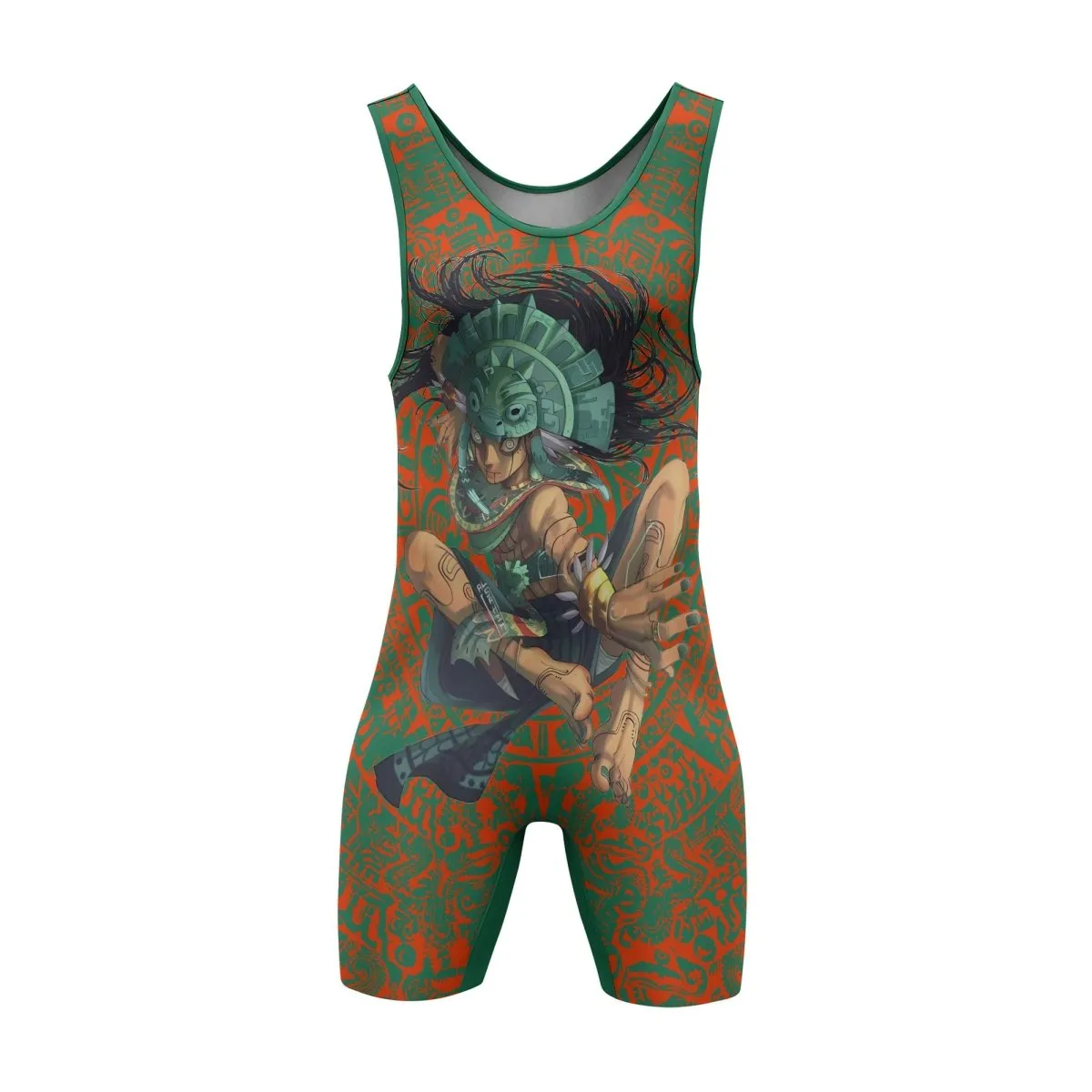 Aztec Iguana Warrior Wrestling Singlets