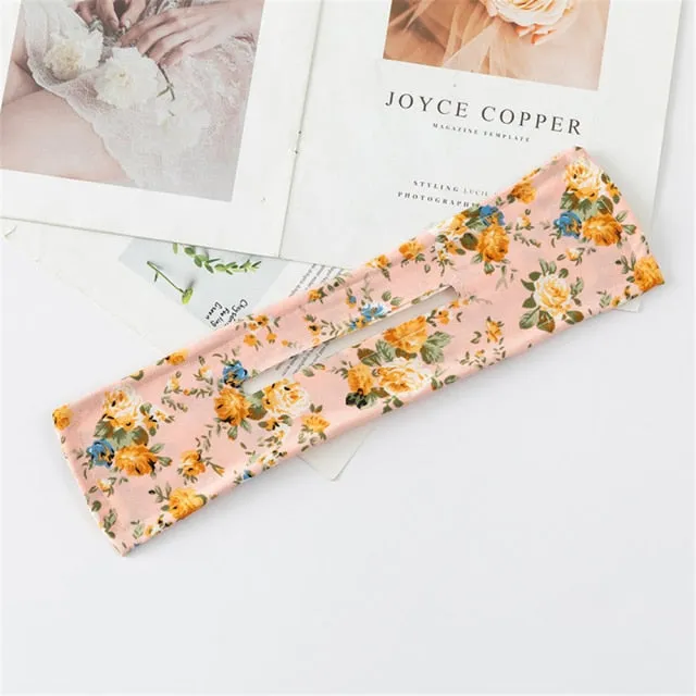 Bohemian Hairbands Print Vintage Headwrap Hair Accessories