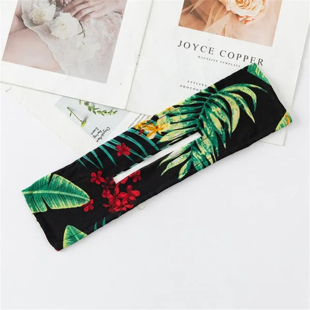 Bohemian Hairbands Print Vintage Headwrap Hair Accessories