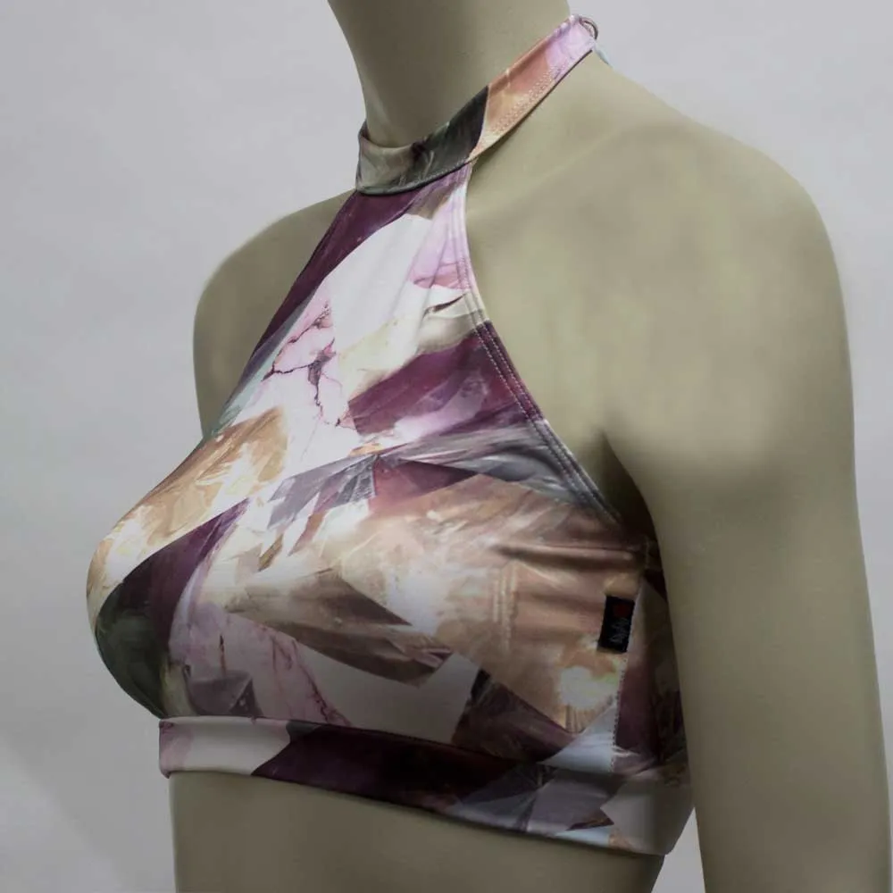 Halter Top- Pink Crystal
