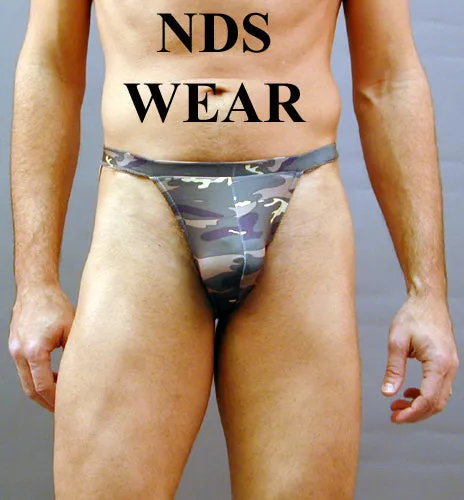 Microfiber Camouflage Jock Strap - Small