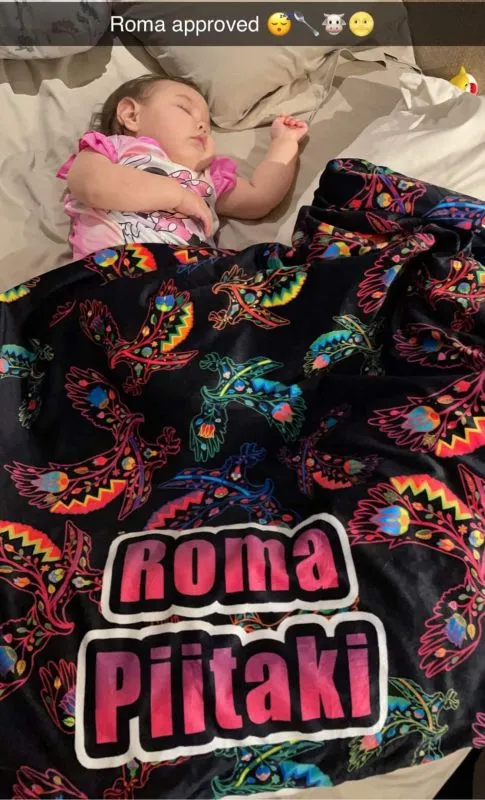 Neon Floral Turtles Hooded Blanket